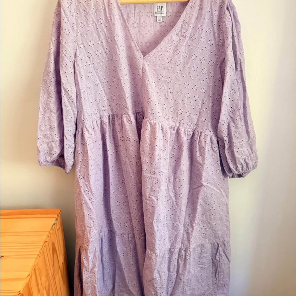 GAP Light Purple Eyelet Dress